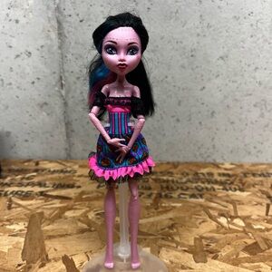 Monster High Doll with Pink and Blue Dress